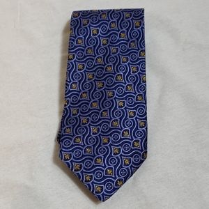 Ventura hand tailored by Tom James blue&gold tie